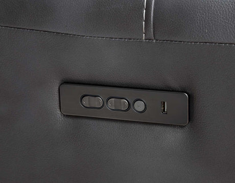 Provo Gray 6-Piece RAF Chaise Dual Power Reclining Sectional from Steve Silver - Luna Furniture