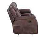 Pueblo Manual Reclining Loveseat with Console from Steve Silver - Luna Furniture