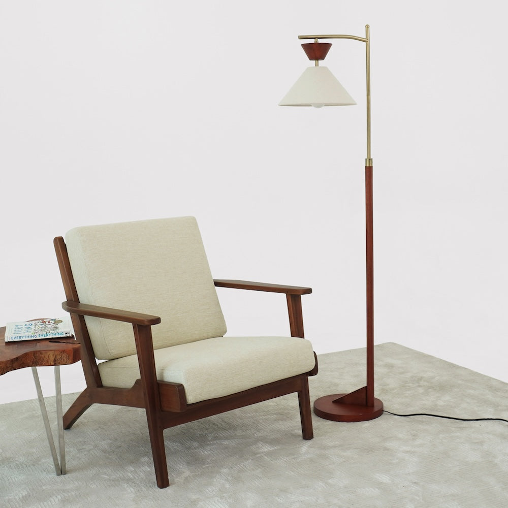 Zensa Brown Floor Lamp from Ashcroft Furniture - Luna Furniture