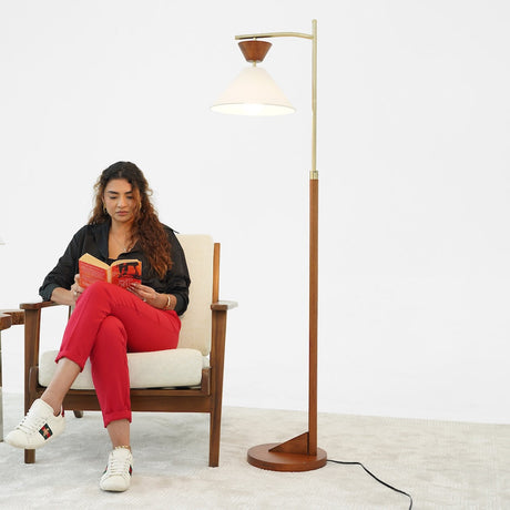 Zensa Brown Floor Lamp from Ashcroft Furniture - Luna Furniture