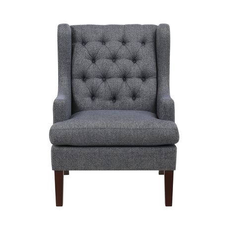 Quent Charcoal Accent Chair from Homelegance - Luna Furniture
