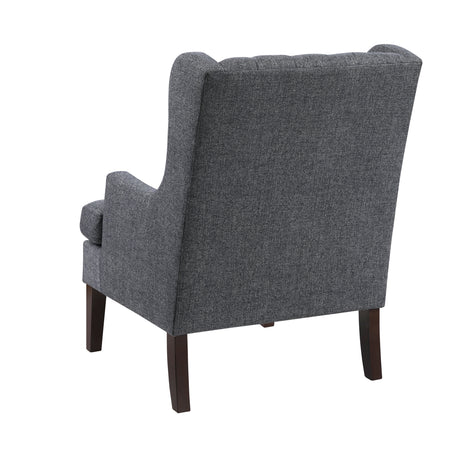 Quent Charcoal Accent Chair from Homelegance - Luna Furniture