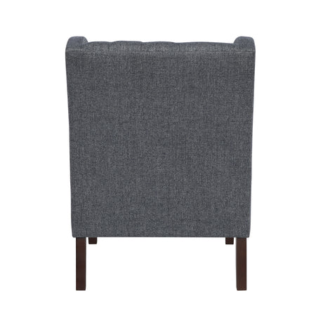 Quent Charcoal Accent Chair from Homelegance - Luna Furniture