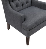 Quent Charcoal Accent Chair from Homelegance - Luna Furniture