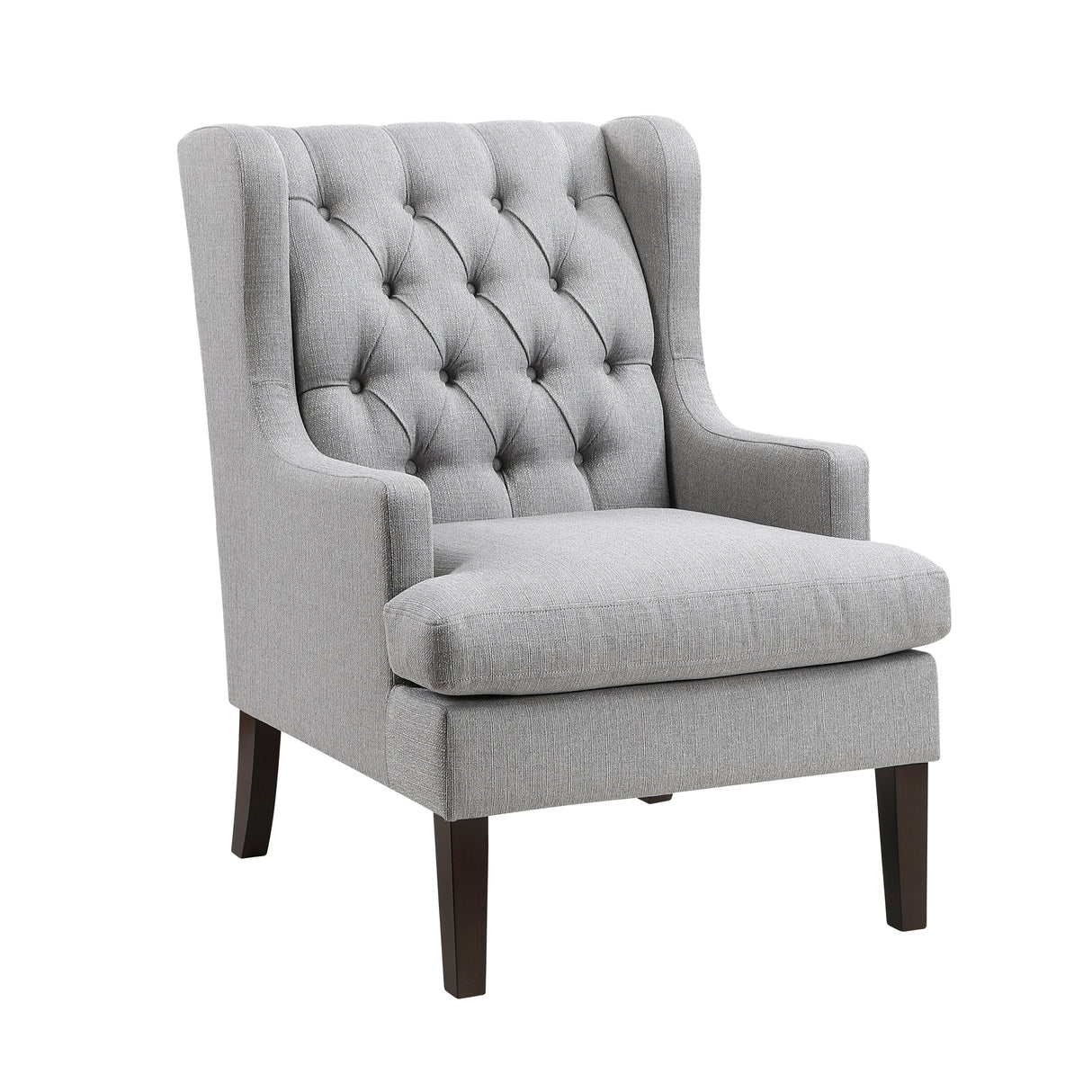Quent Gray Accent Chair from Homelegance - Luna Furniture