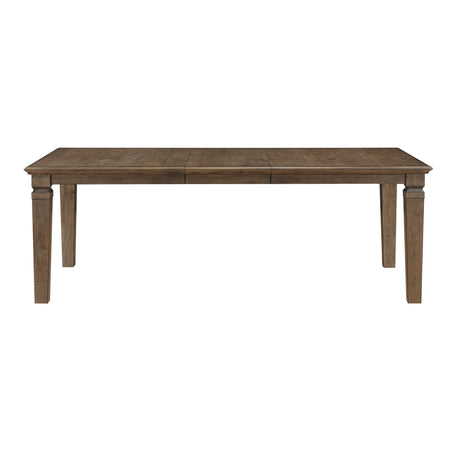 Quinn Light Brown 84" Extendable Dining Table from Homelegance - Luna Furniture