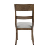 Quinn Light Brown/Light Gray 84" Extendable Dining Set from Homelegance - Luna Furniture