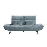 9556BUE-3PW Sofa with Power Adjustable Seat Depth and Manual Adjustable Headrests from Homelegance - Luna Furniture