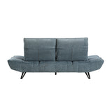 9556BUE-3PW Sofa with Power Adjustable Seat Depth and Manual Adjustable Headrests from Homelegance - Luna Furniture