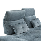 9556BUE-3PW Sofa with Power Adjustable Seat Depth and Manual Adjustable Headrests from Homelegance - Luna Furniture
