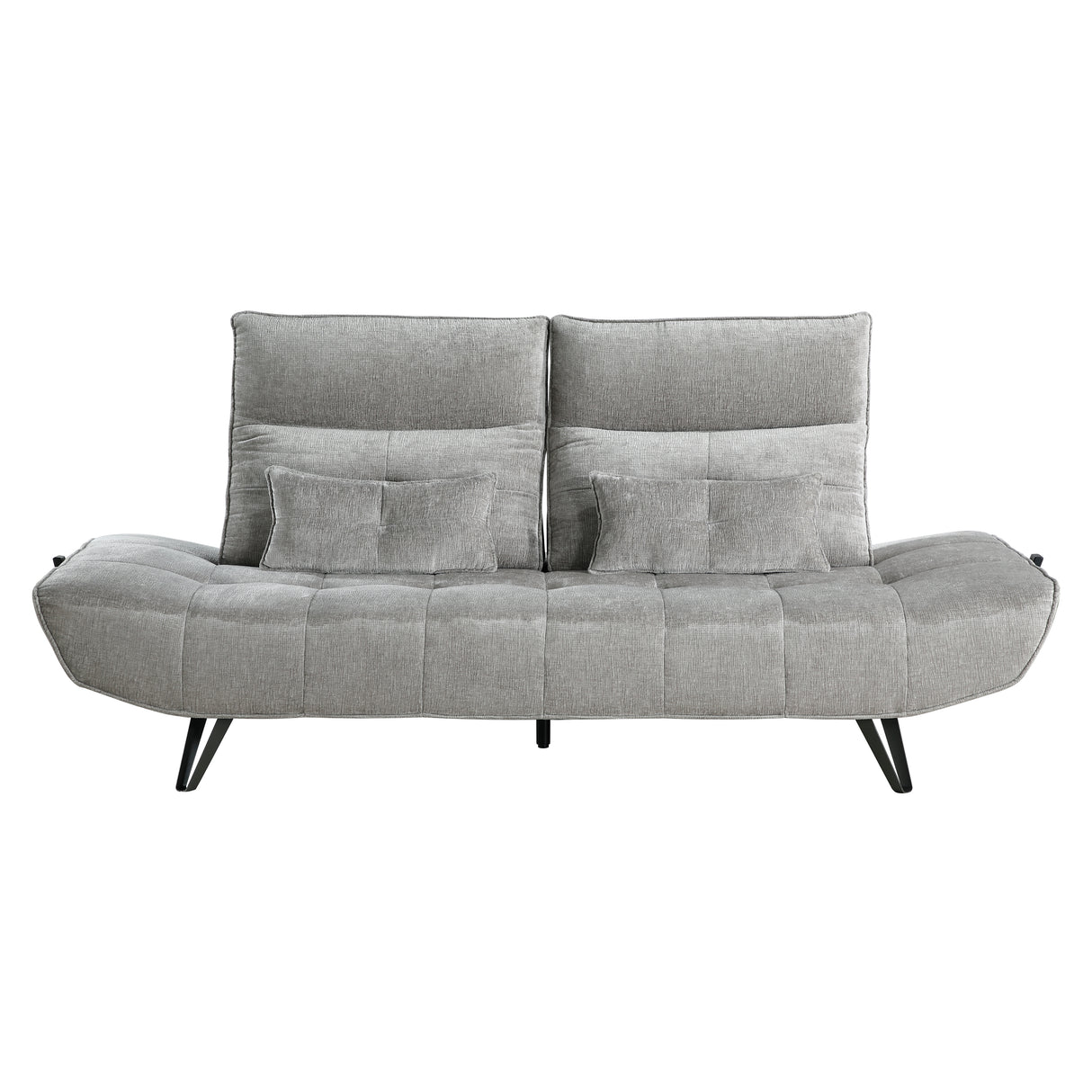 Quonsett Gray Sofa with Power Adjustable Seat from Homelegance - Luna Furniture