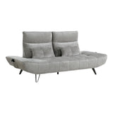 Quonsett Gray Sofa with Power Adjustable Seat from Homelegance - Luna Furniture