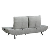 Quonsett Gray Sofa with Power Adjustable Seat from Homelegance - Luna Furniture