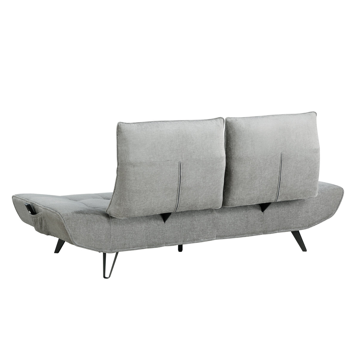 Quonsett Gray Sofa with Power Adjustable Seat from Homelegance - Luna Furniture