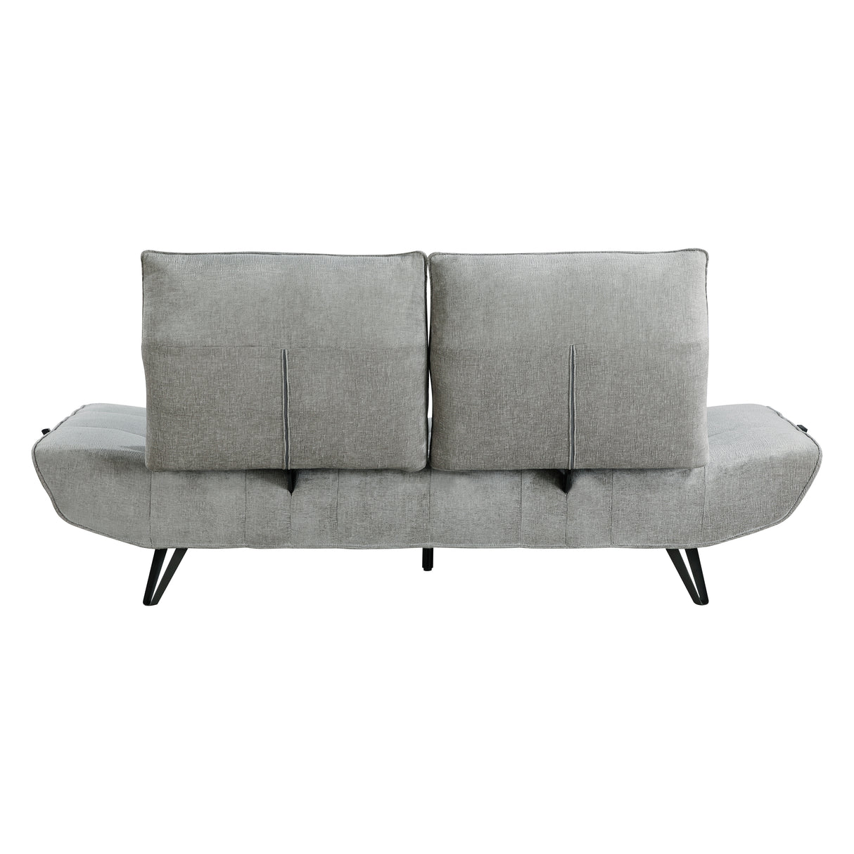 Quonsett Gray Sofa with Power Adjustable Seat from Homelegance - Luna Furniture
