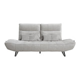 9556LGY-3PW Sofa with Power Adjustable Seat Depth and Manual Adjustable Headrests from Homelegance - Luna Furniture
