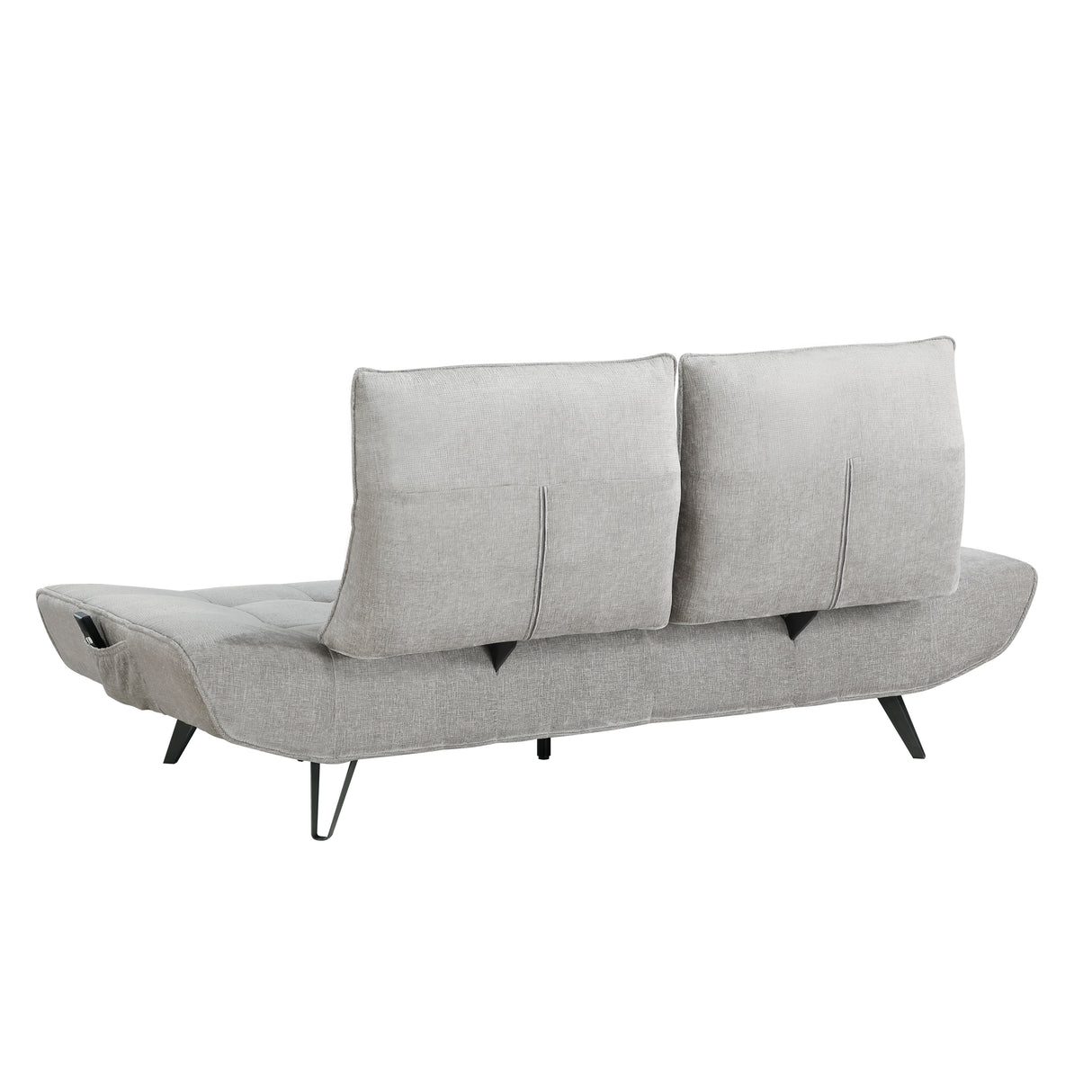 9556LGY-3PW Sofa with Power Adjustable Seat Depth and Manual Adjustable Headrests from Homelegance - Luna Furniture