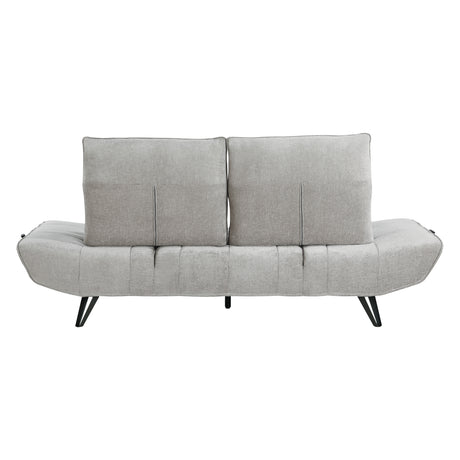 9556LGY-3PW Sofa with Power Adjustable Seat Depth and Manual Adjustable Headrests from Homelegance - Luna Furniture