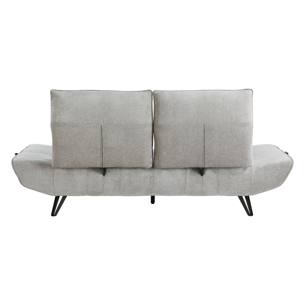 9556LGY-3PW Sofa with Power Adjustable Seat Depth and Manual Adjustable Headrests from Homelegance - Luna Furniture