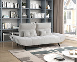 9556LGY-3PW Sofa with Power Adjustable Seat Depth and Manual Adjustable Headrests from Homelegance - Luna Furniture
