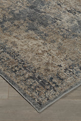 South Blue/Beige 8' x 10' Rug from Ashley Furniture - Luna Furniture