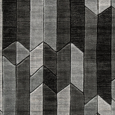Chayse Black/Gray 5' x 6'7" Rug from Ashley Furniture - Luna Furniture