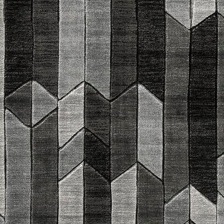 Chayse Black/Gray 5' x 6'7" Rug from Ashley Furniture - Luna Furniture