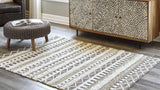 Karalee Ivory/Brown 8' x 10' Rug from Ashley Furniture - Luna Furniture