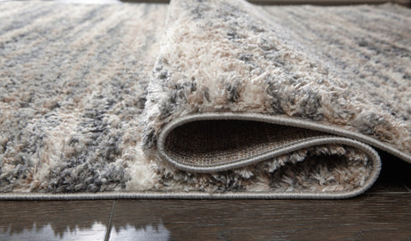 Gizela Ivory/Beige/Gray Medium Rug from Ashley Furniture - Luna Furniture