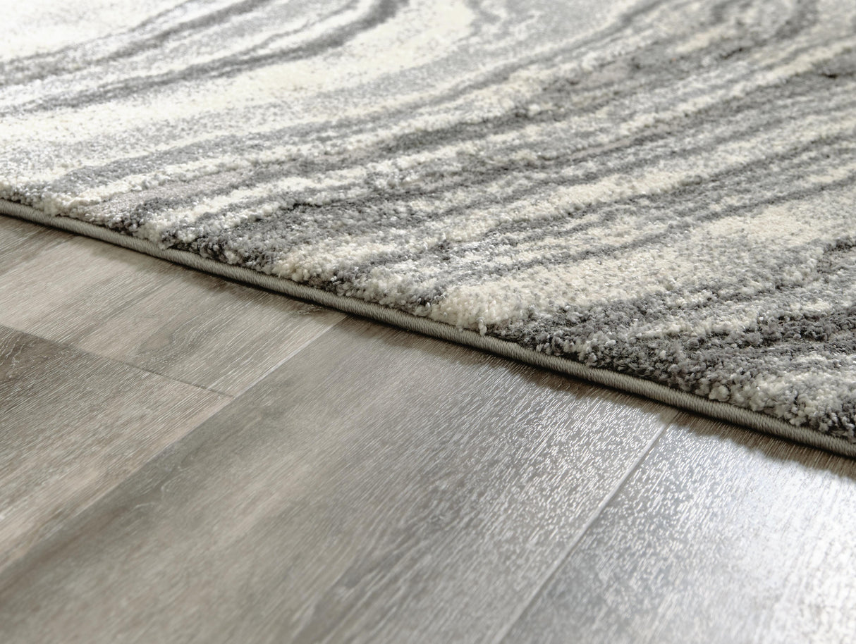 Wysdale Cream/Gray Large Rug from Ashley - Luna Furniture