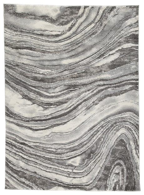 Wysdale Cream/Gray Large Rug from Ashley - Luna Furniture