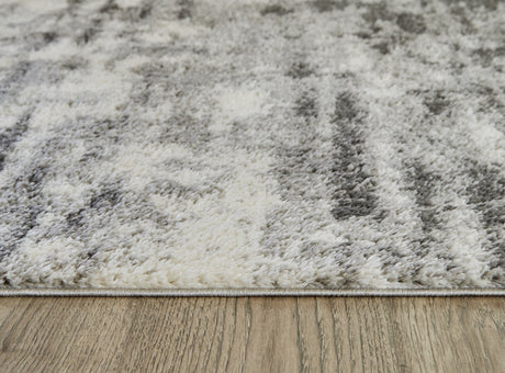 Gerdie Cream/Gray Medium Rug from Ashley Furniture - Luna Furniture
