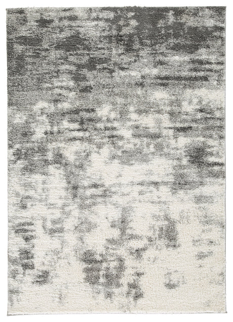 Gerdie Cream/Gray Large Rug from Ashley Furniture - Luna Furniture