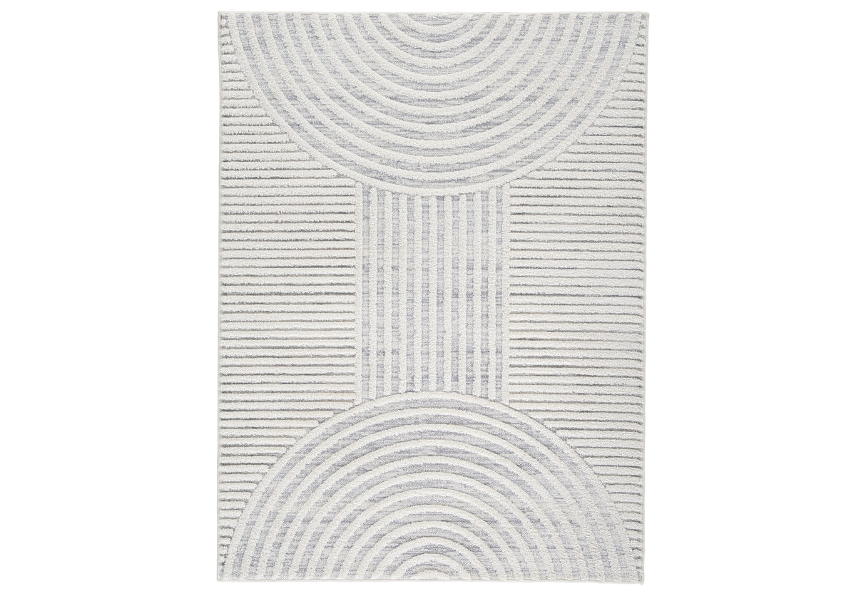Lambworth Gray/Cream Large Rug from Ashley Furniture - Luna Furniture