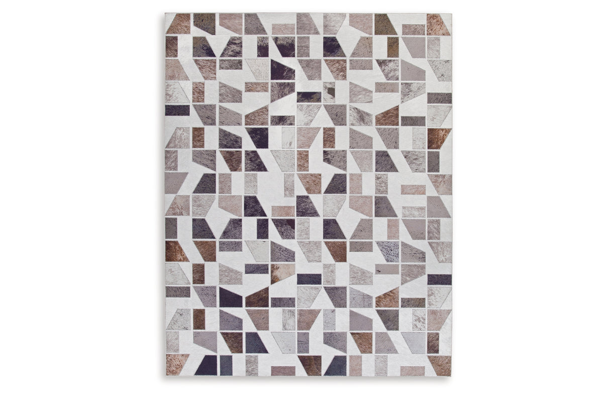 Jettner Multi 7'10" x 10' Rug from Ashley Furniture - Luna Furniture