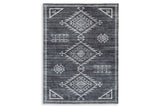 Arloman Black/Cream/Gray 5' x 7' Rug from Ashley - Luna Furniture