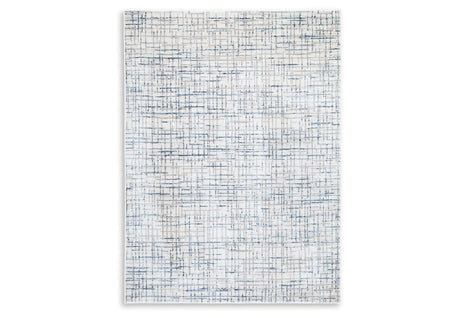 Beckfille Blue/Gray/Cream 8' x 10' Rug from Ashley - Luna Furniture