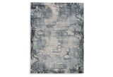 Langrich Blue/Gray/Cream Medium Rug from Ashley - Luna Furniture