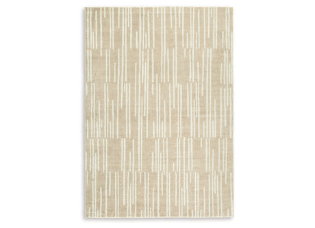 Ardenville Tan/Cream Medium Rug from Ashley Furniture - Luna Furniture