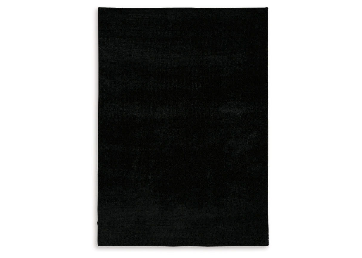 Anaben Black 5' x 7' Rug from Ashley - Luna Furniture