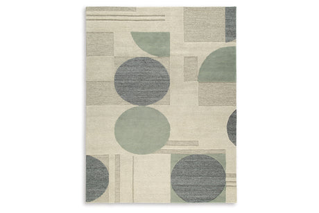 Dallane Linen/Blue/Green 8' x 10' Rug from Ashley - Luna Furniture