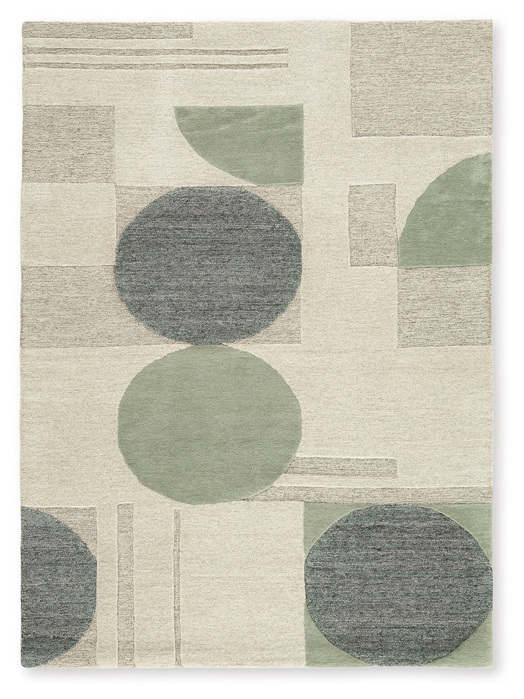 Dallane Linen/Blue/Green 5' x 7' Rug from Ashley - Luna Furniture
