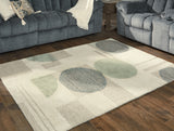 Dallane Linen/Blue/Green 5' x 7' Rug from Ashley - Luna Furniture