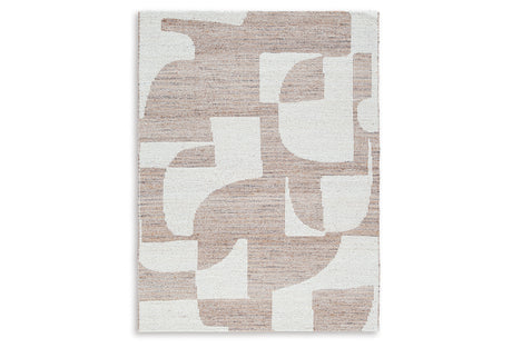 Brynnfield Beige/Brown 5' x 7' Rug from Ashley - Luna Furniture