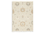 Calkin Linen/Gray/Caramel 5' x 7' Rug from Ashley - Luna Furniture