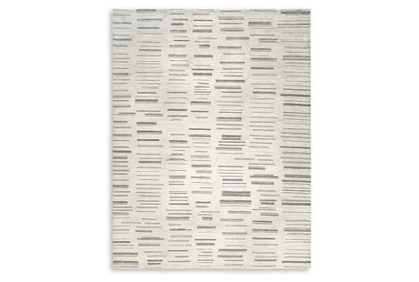 Leesdale Ivory/Brown/Black 8' x 10' Rug from Ashley Furniture - Luna Furniture