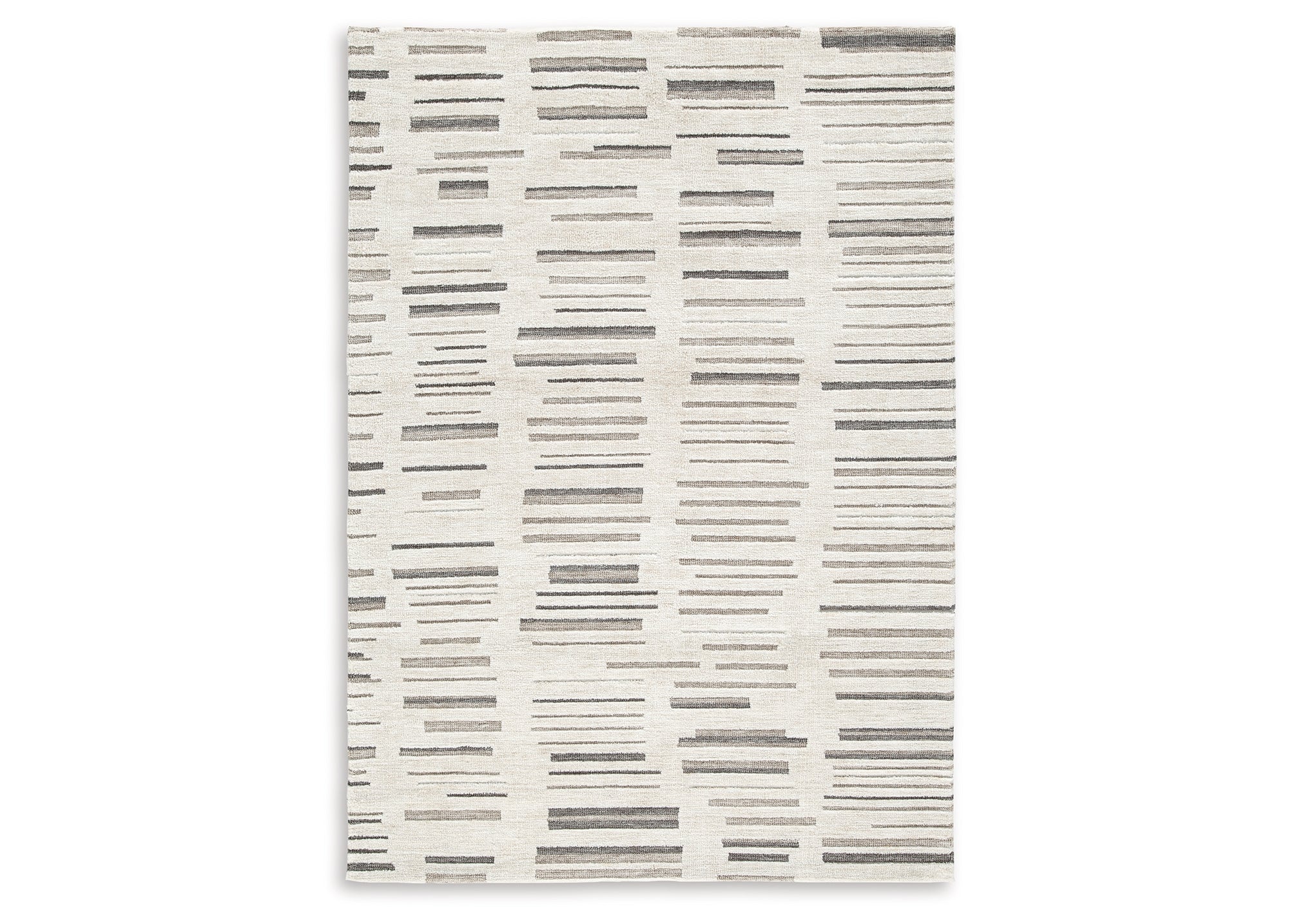 Leesdale Ivory/Brown/Black 5' x 7' Rug - Luna Furniture