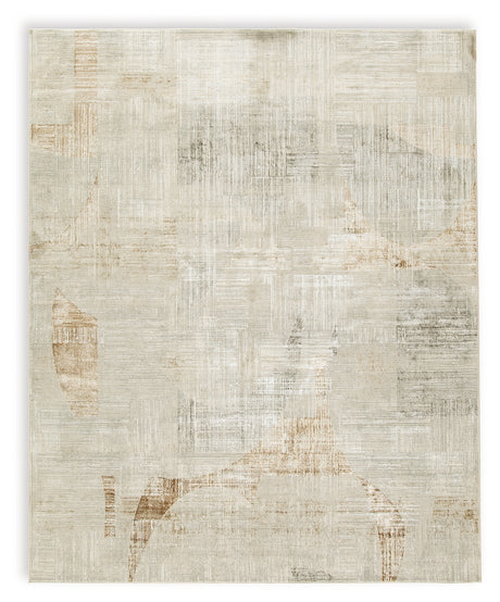 Truward Linen/Gray/Caramel Large Rug from Ashley - Luna Furniture