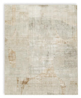 Truward Linen/Gray/Caramel Large Rug from Ashley Furniture - Luna Furniture