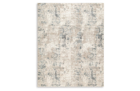 Gentor Blue/Ivory 8' x 10' Rug from Ashley Furniture - Luna Furniture
